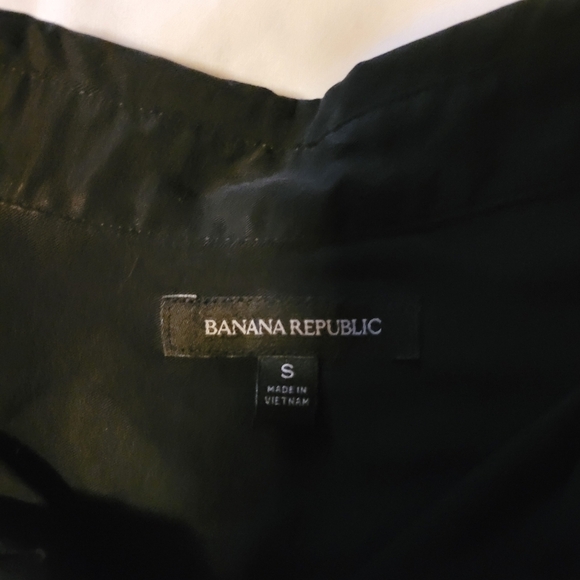 Banana Republic* Hidden Button Front Placket* Black* Sz S - Picture 4 of 6